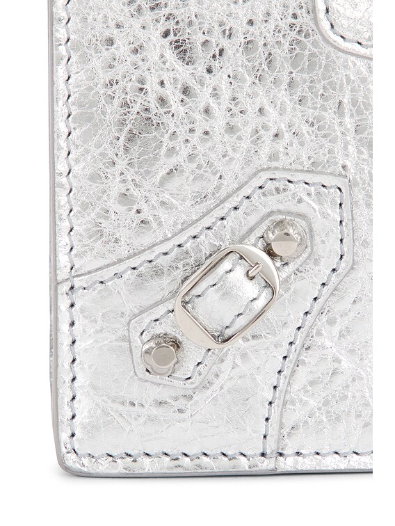 Balenciaga Le City Wallet Bag in Silver | FWRD