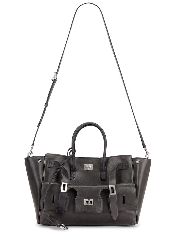 ショルダーバッグ・ポシェット BALENCIAGA Carry All Bel Air shoulder bag Balenciaga Bel Air Small Carry All Bag in Grey | FWRD