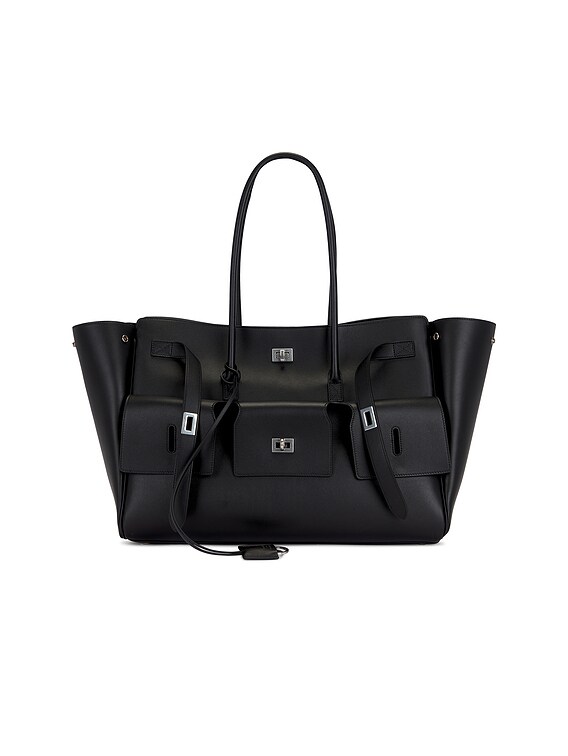 【関税&送料込】Balenciaga Carry All Bel Air Large Bag In Bl Balenciaga Bel Air Large Carry All Bag in Black | FWRD