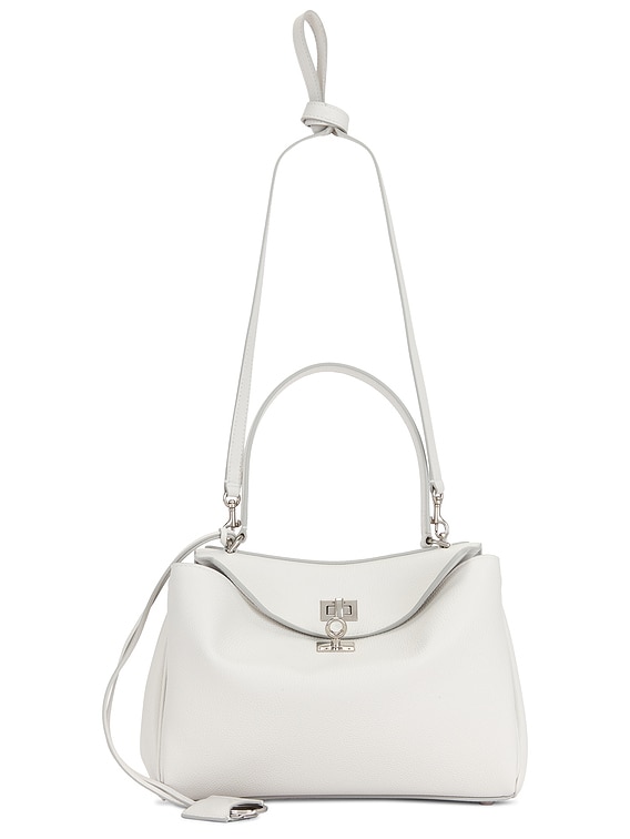 Balenciaga Rodeo Grained Leather Small Top Handle Bag in