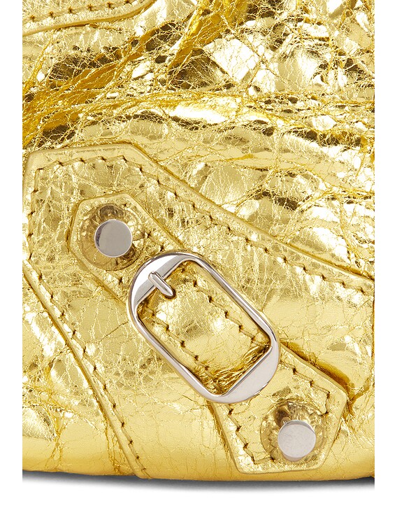 Balenciaga Le City Mini Metallized Bag in Gold | FWRD