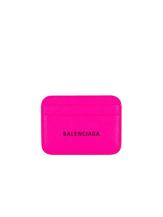 balenciaga card holder pink