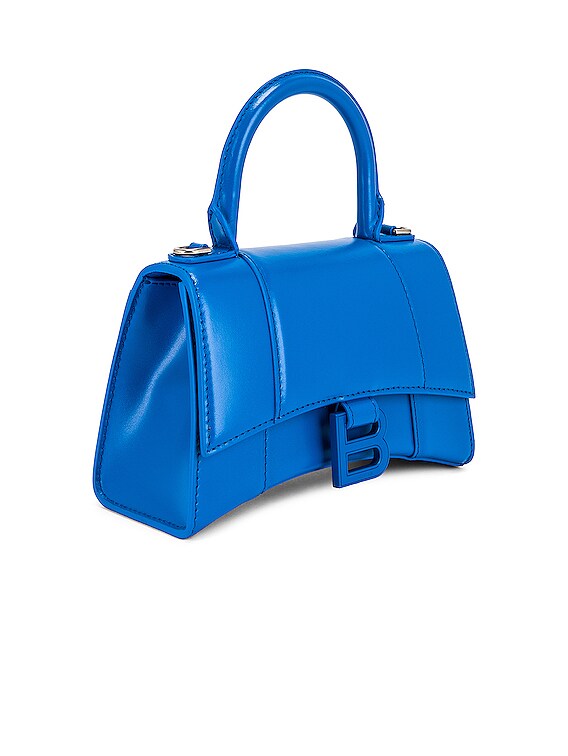 blue balenciaga hourglass bag