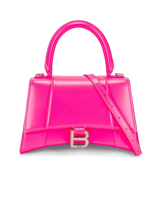 Balenciaga Hourglass Bag Small - Flou Pink 