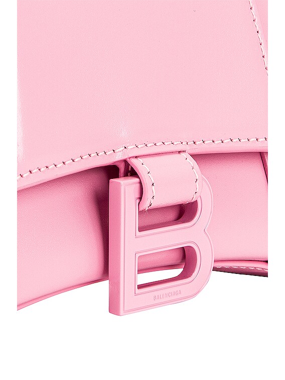 [Balenciaga] GG80101BC◆ Downtown XS-Candy Pink BALENCIAGA Semi Shiny Smooth Calfskin XS Downtown Shoulder