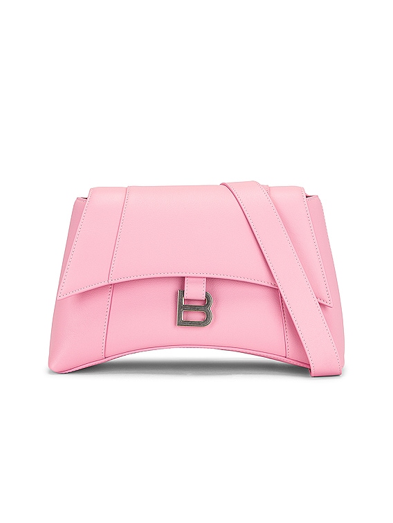 Hourglass glitter handbag Balenciaga Pink in Glitter  32716486