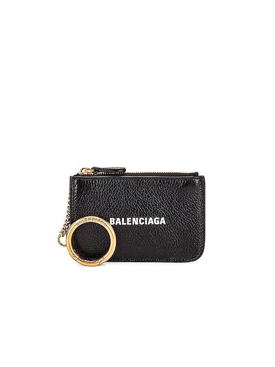 Balenciaga Key Coin Pouch in Black & FWRD