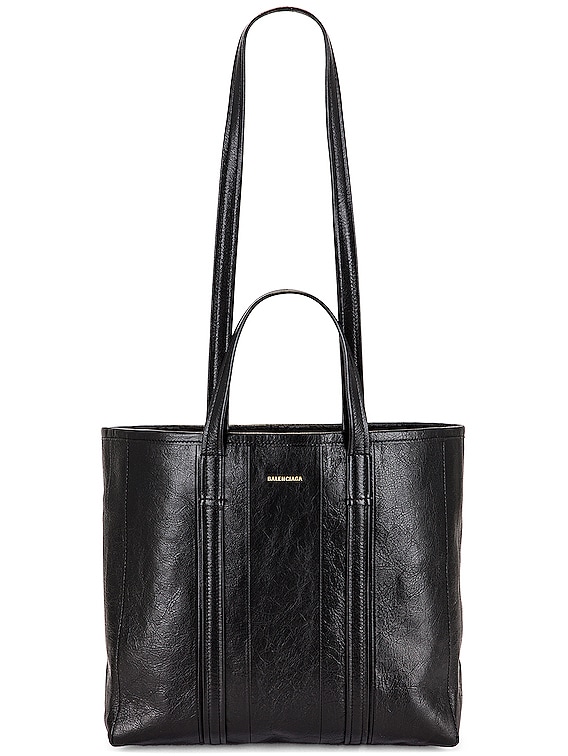 Balenciaga Medium East West Barbes Tote Bag in Black | FWRD