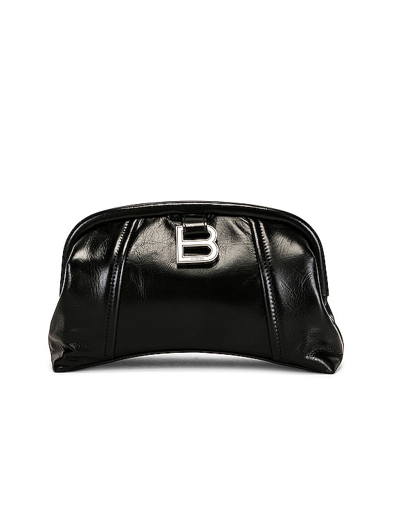 Balenciaga XS Frame Clutch in Black FWRD