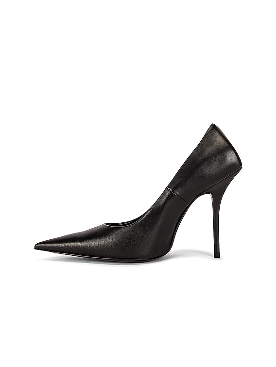 Balenciaga Square Knife Pumps in Black | FWRD