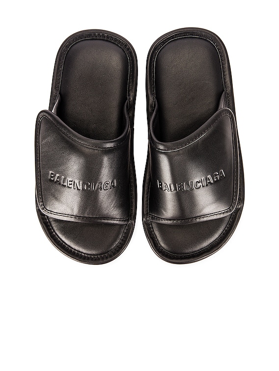 Balenciaga Home Sandals in Black | FWRD