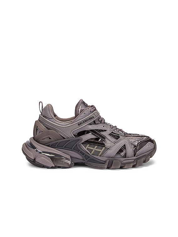 Balenciaga Track 2 Open Sneakers in Dark Grey | FWRD