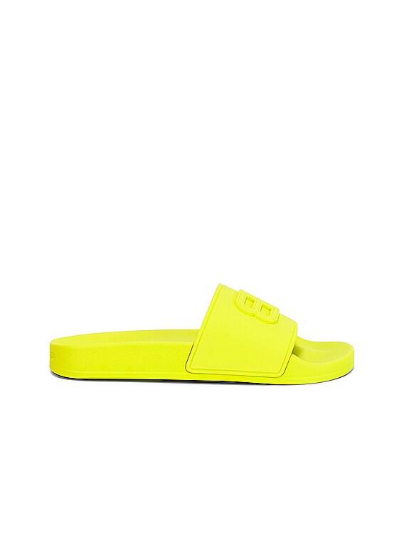 Balenciaga POOL スライド - Lime | FWRD
