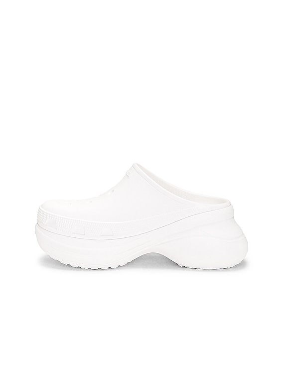 Balenciaga Crocs Mule in White | FWRD