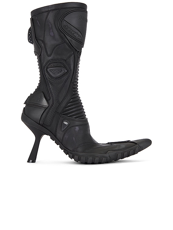 Balenciaga Biker Bootie in Black | FWRD display picture 3