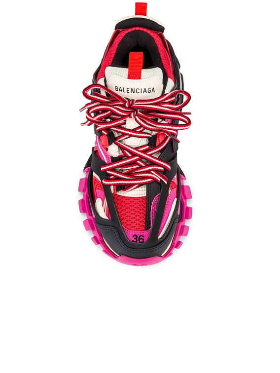 pink balenciaga track sneakers