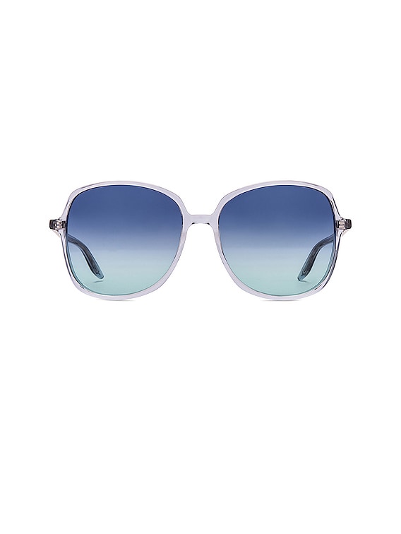 Barton Perreira Donyale Sunglasses in Blue Smoke & Sea Splash | FWRD