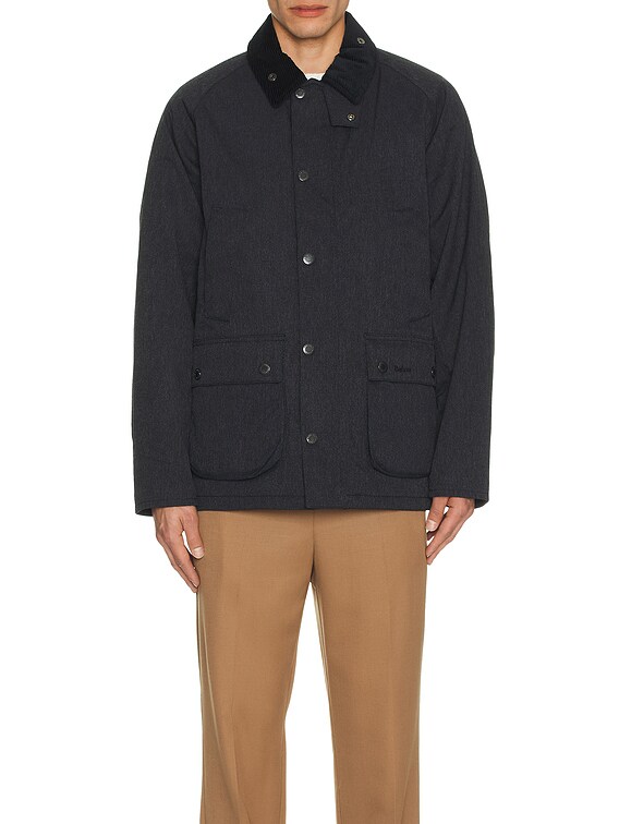 Barbour Winter Bedale Waterproof Jacket in Navy | FWRD