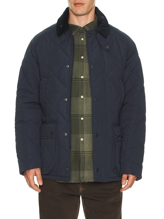 waysBARBOURＸBAPE® 1STCAMOBEDALEJACKET Barbour Modern Bedale Quilted Jacket in Navy | FWRD