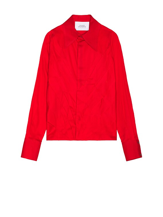 Bianca Saunders Tucker Shirt in Salsa | FWRD