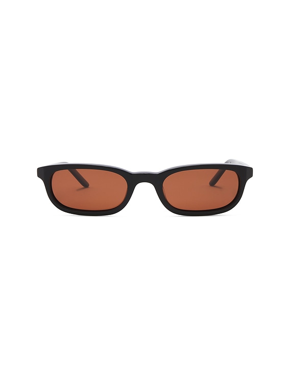 BRU Eyewear Flossie Wayfarer Sunglasses in Cedar | FWRD display picture 1