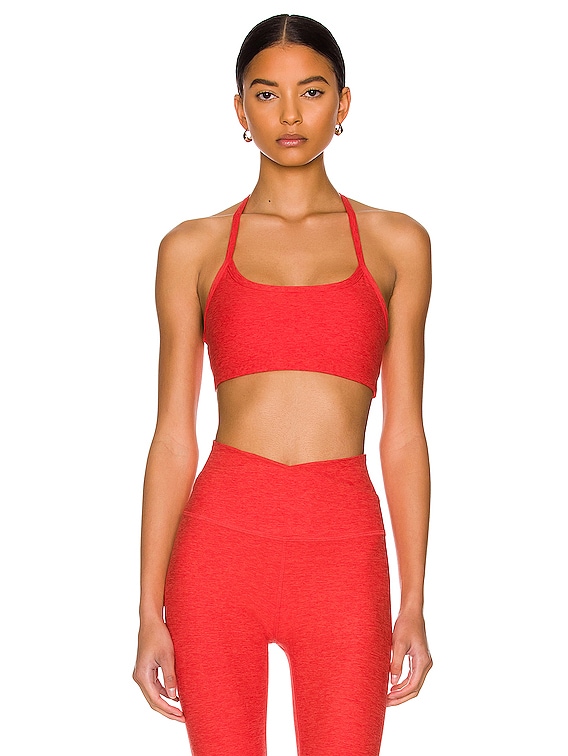 Beyond Yoga Slim Racerback Bra in Red Flower Scarlet Size M - $43 - From  Lizanne