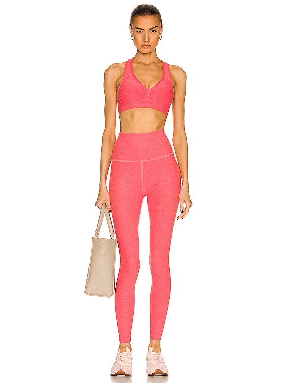Beyond Yoga Spacedye Midi High Waisted Legging Pink Crush Women's Size XL -  $68 - From Marissa