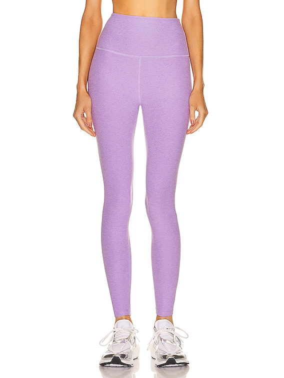 BEYOND YOGA-Spacedye Caught In The Midi High Waisted Legging in lavender  heather