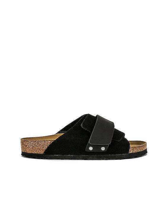 BIRKENSTOCK Kyoto Suede Nubuck in Black | FWRD