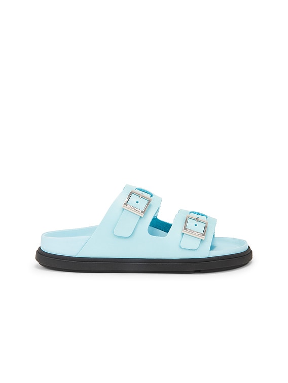 BIRKENSTOCK St Barths Exquisite Sandal in Mineral Blue | FWRD