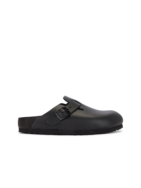 サンダル・ミュール Birkenstock Boston Exquisite Black Natural Lea Sandals Boston Exquisite Leather Black | BIRKENSTOCK