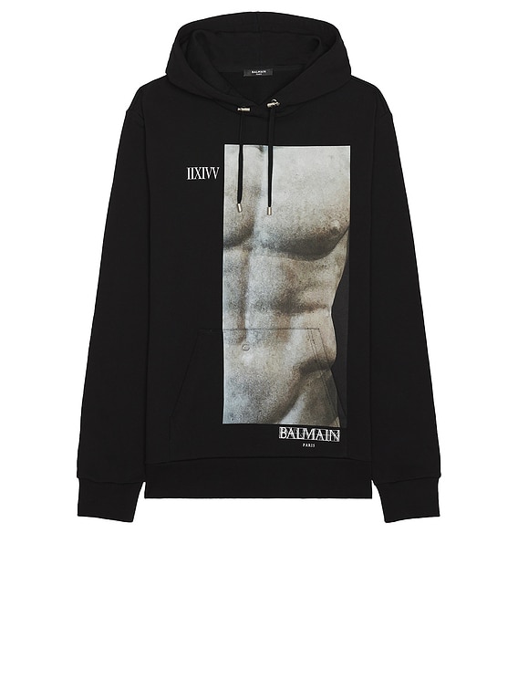 BALMAIN パーカー - Noir & Multi Gris | FWRD
