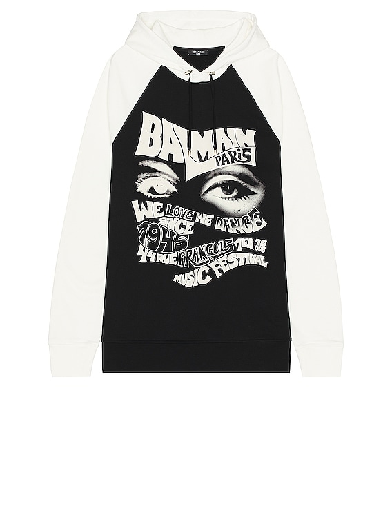 BALMAIN パーカー - Noir & Creme | FWRD