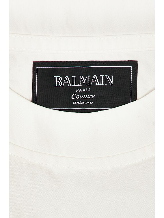 【関税込み】Balmain ブラック Paris プリント フーディ Balmainのブラック Balmain Paris プリント フーディがセール中