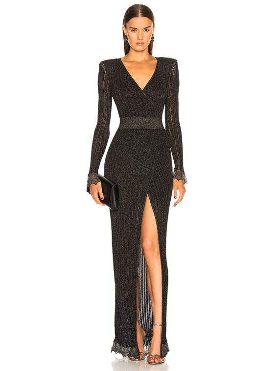 balmain gown