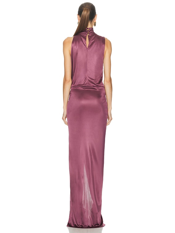 open lace back dress Pierre Balmain maxi dress Haute Couture – Les Merveilles De Babellou