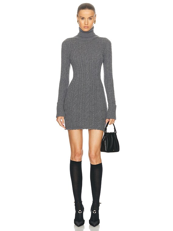 dillards halter dress Women's Sweater Dress Casual Soft Pure Color Ribbed Turtleneck Knitted Long Sleeve Long Tops Knit Outdoor Daily Weekend Black Pink Fall Winter