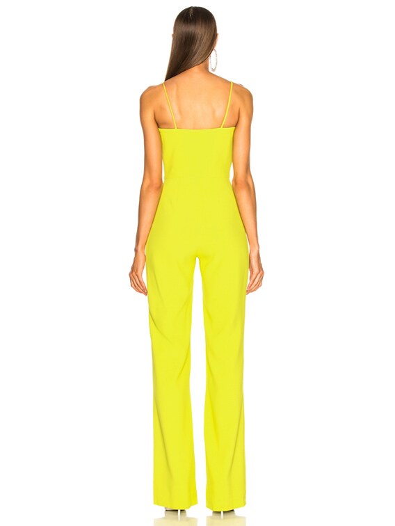 Brandon maxwell best sale yellow jumpsuit