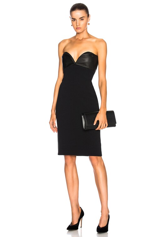 chanel leather dress Chanel 22S Black Leather dress main image 0