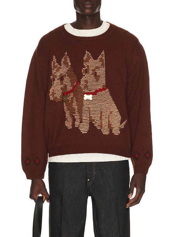 BODE Scottie Pullover in Brown | FWRD