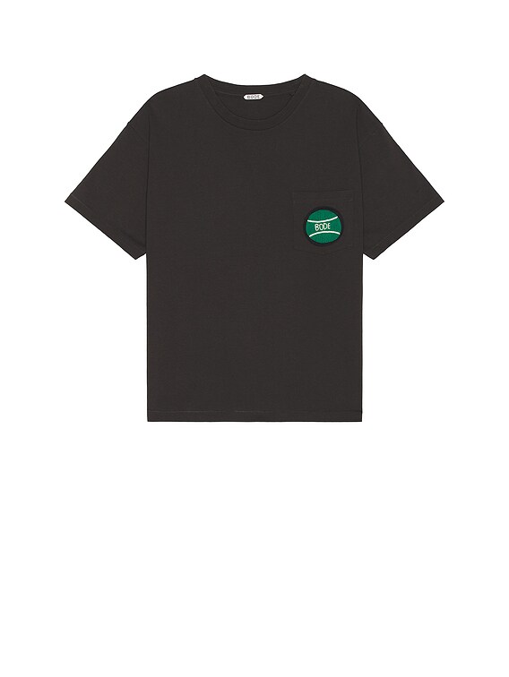 BODE Game Point Pocket Tee in Black | FWRD