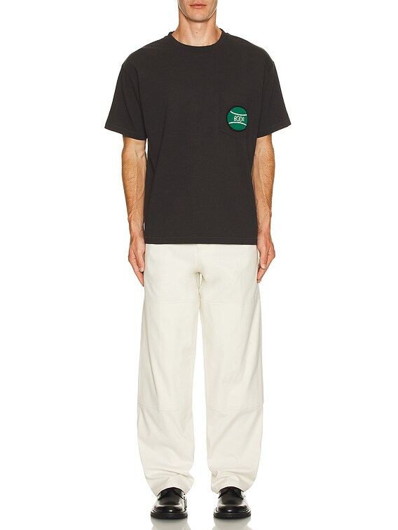 【関税込み】Bode ブラック Game Point ポケットTシャツ Bode Game Point Pocket T-Shirt | Liberty
