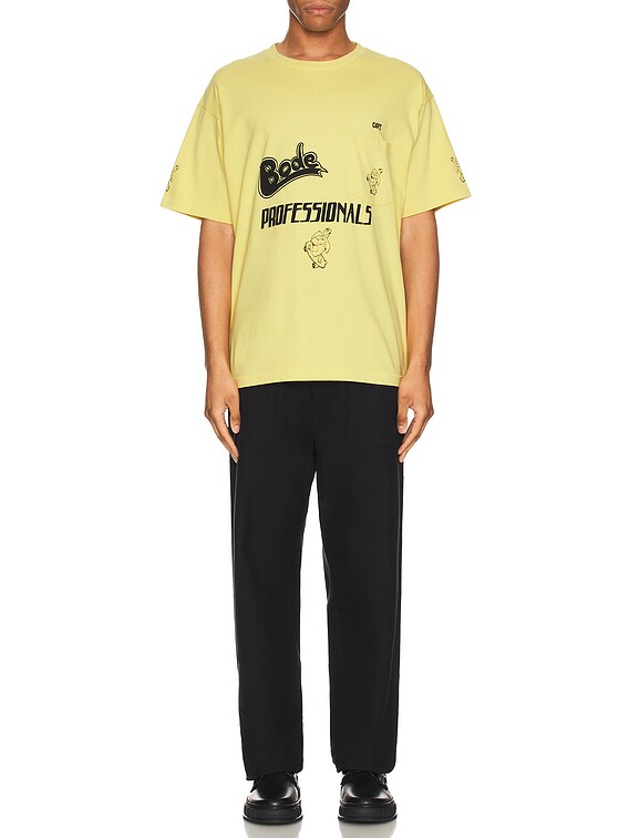 BODE Bode Professionals T-shirt in Yellow | FWRD