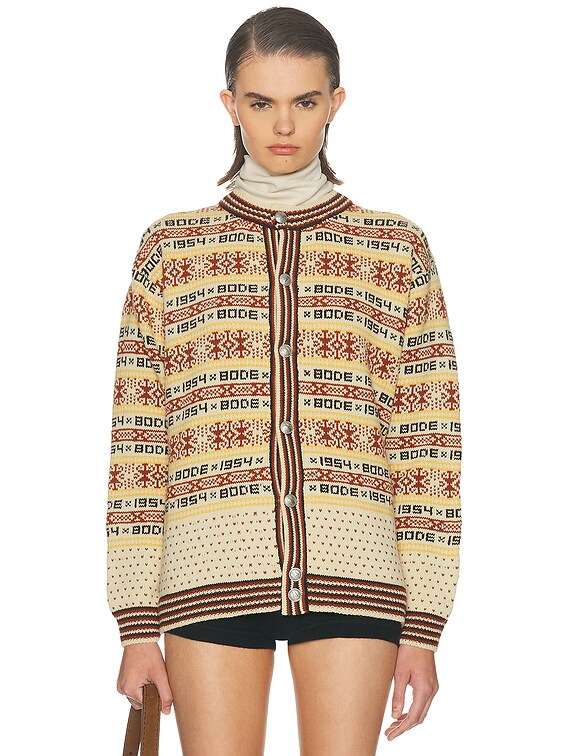 BODE Marzipan Cardigan in Multi | FWRD