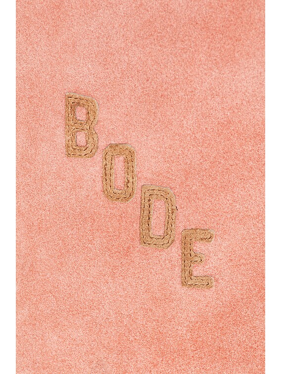 BODE Buckled Multi Suede Work Shirt in Pink Multi | FWRD