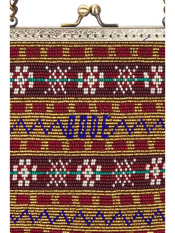 【関税込み】Bode マルチカラー Beaded Bracken Frame バッグ BODE Beaded Bracken Frame Bag in Multi | FWRD