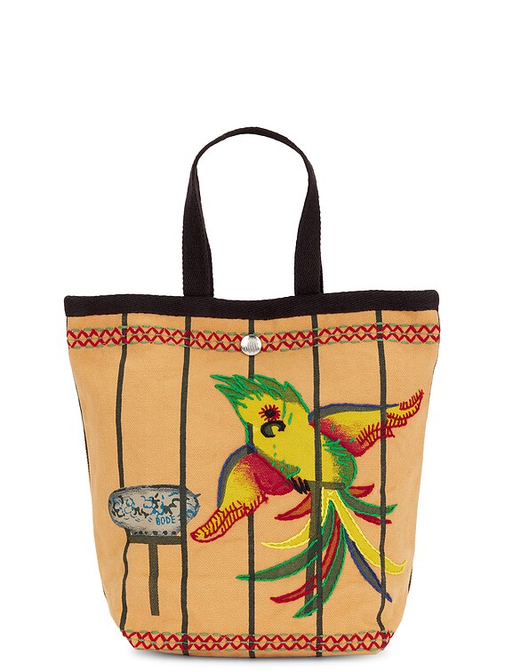 BODE Cockatoo Small Tote Bag in Multi | FWRD