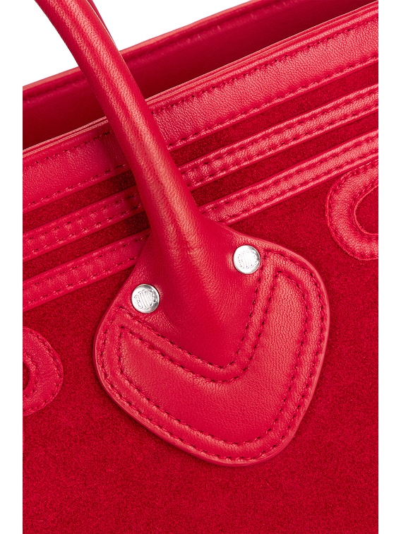 BODE Trefoil Tote Bag in Red | FWRD