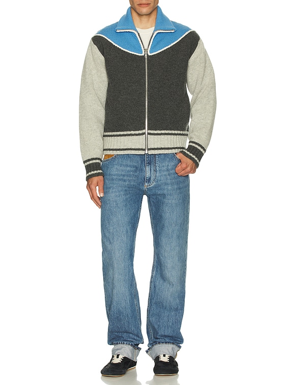 Bottega Veneta Heavy Weight Wool Tracksuit Knit Zipped Jacket in