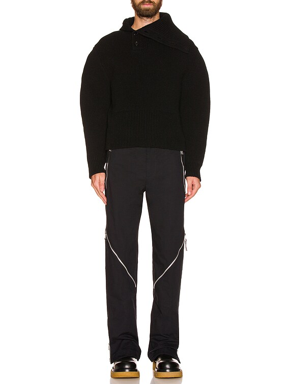 BOTTEGA VENETA *ボッテガ* ダブルフェイス ウール フーディ Bottega Veneta: Brown Double-Face Hoodie | SSENSE